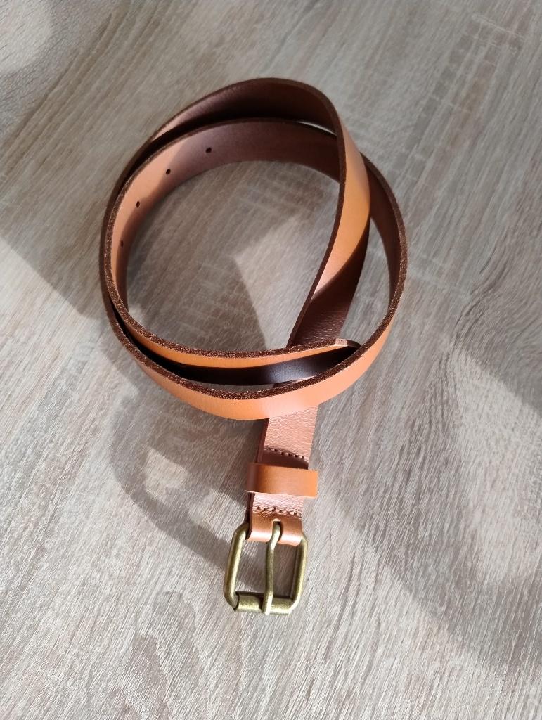 leeren riem nieuw, Kleding | Heren, Riemen en Ceinturen, Bruin, Echt leder, Ophalen of Verzenden, Nieuw