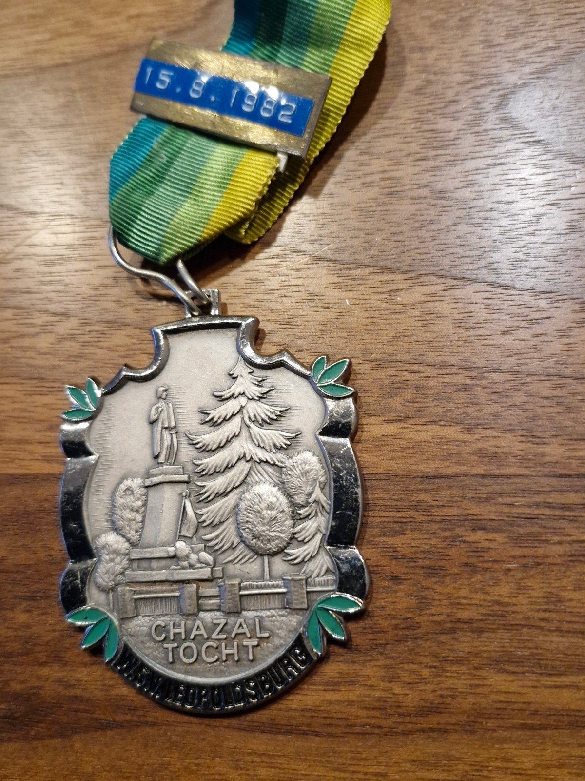 Chazal Tocht Medaille Leopoldsburg 15.8.1982, Ophalen of Verzenden