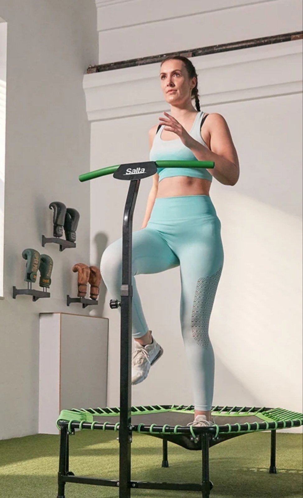 fitness trampoline, Sport en Fitness, Fitnessmaterialen, Ophalen, Zo goed als nieuw, Overige typen