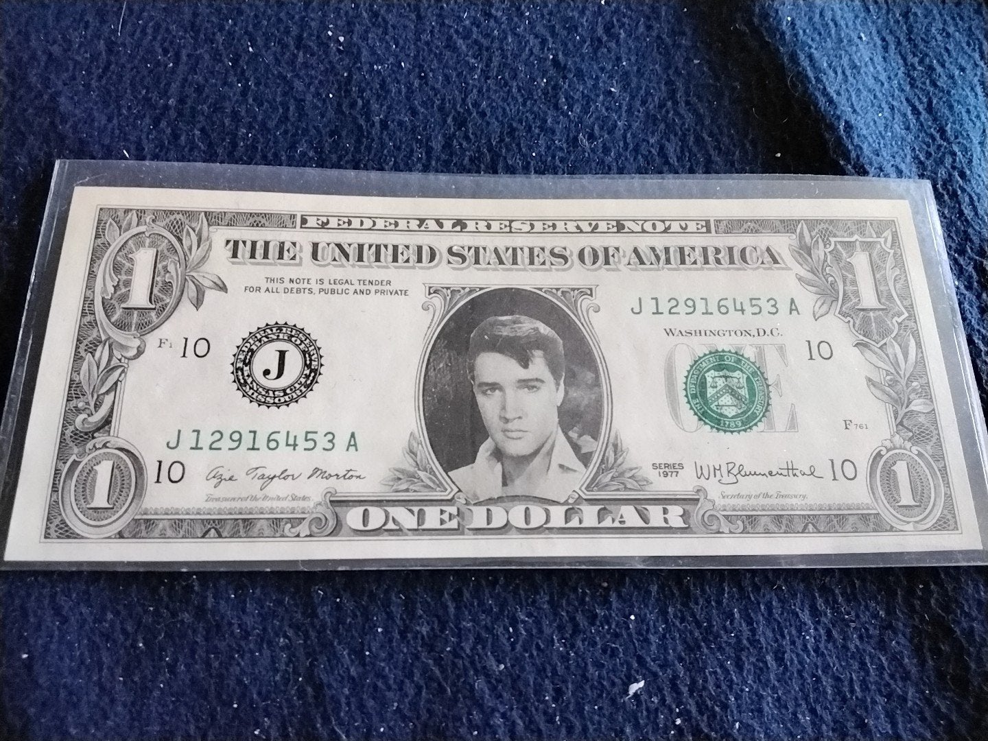 1 dollar Elvis Presley, Verzenden, Noord-Amerika