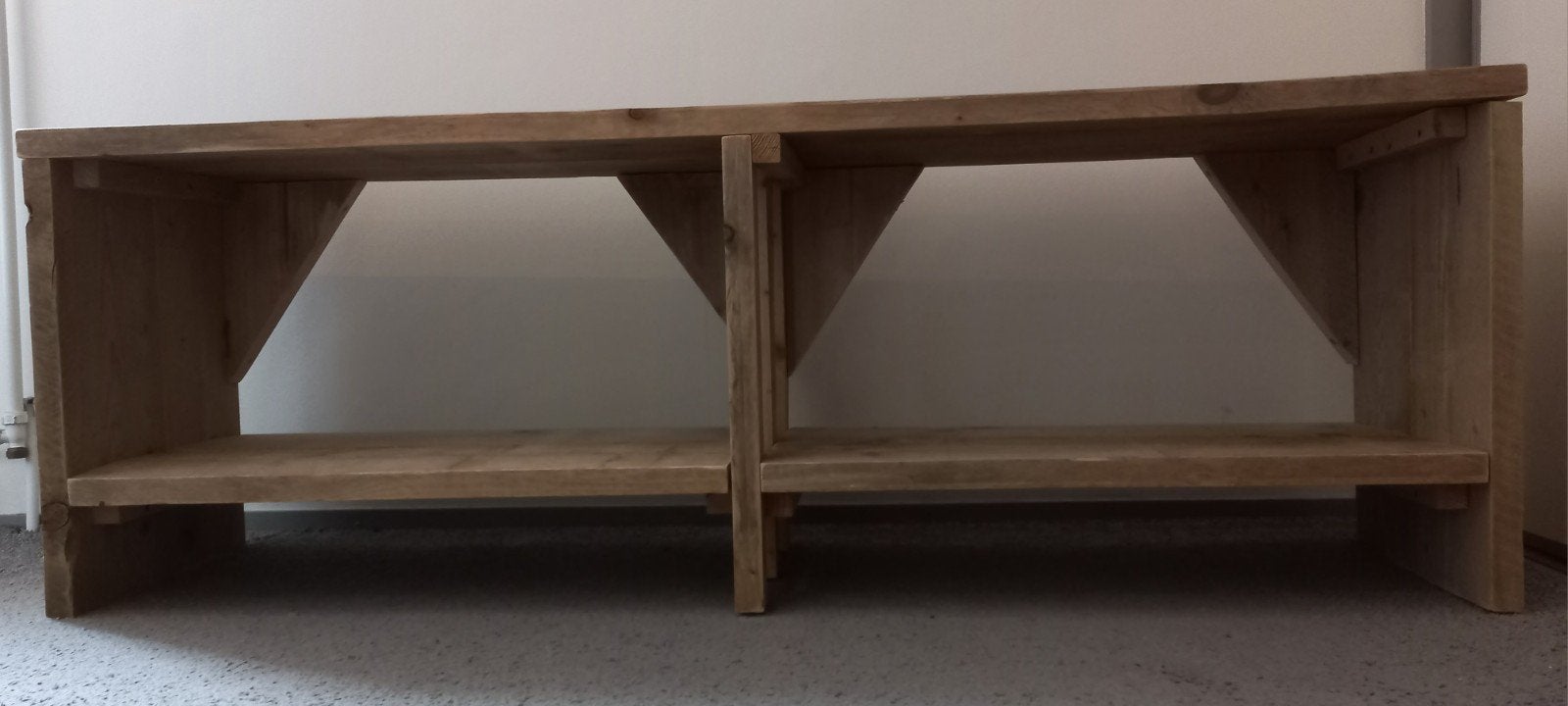 Tv meubel van steigerhout, Ophalen