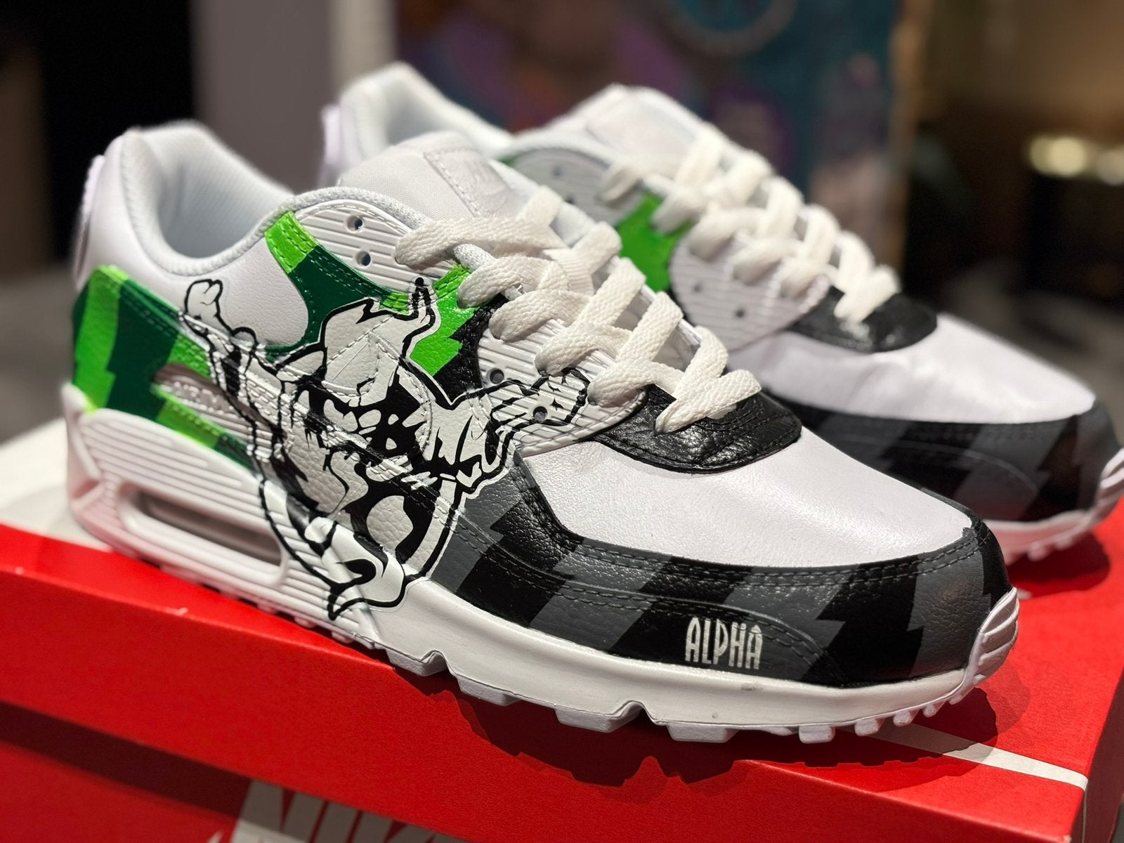 Thunderdome nike air max 90, Wit, Nieuw, Ophalen of Verzenden, Sneakers of Gympen