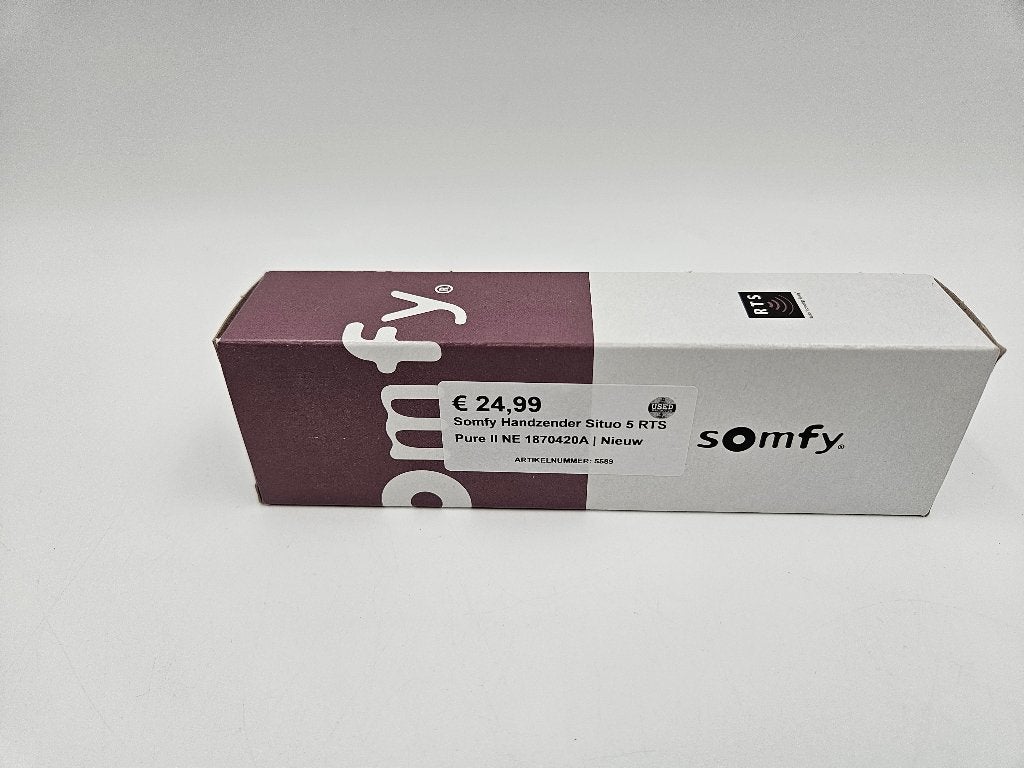 Somfy Handzender Situo 5 RTS Pure II NE 1870420A | Nieuw, Ophalen of Verzenden, Nieuw