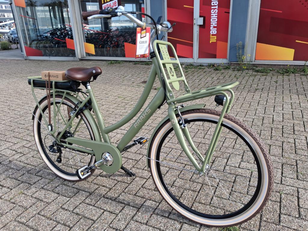 Fietshokje Beverwijk: Raaks Moxy Elektrische Damesfiets, Fietsen en Brommers, Elektrische fietsen, Niet ingevuld, Nieuw, Ophalen of Verzenden