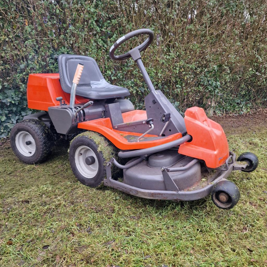 Husqvarna Rider 13 hydrostaat 85cm mulch, Ophalen, Cirkelmaaier, Gebruikt, Benzine-grasmaaier