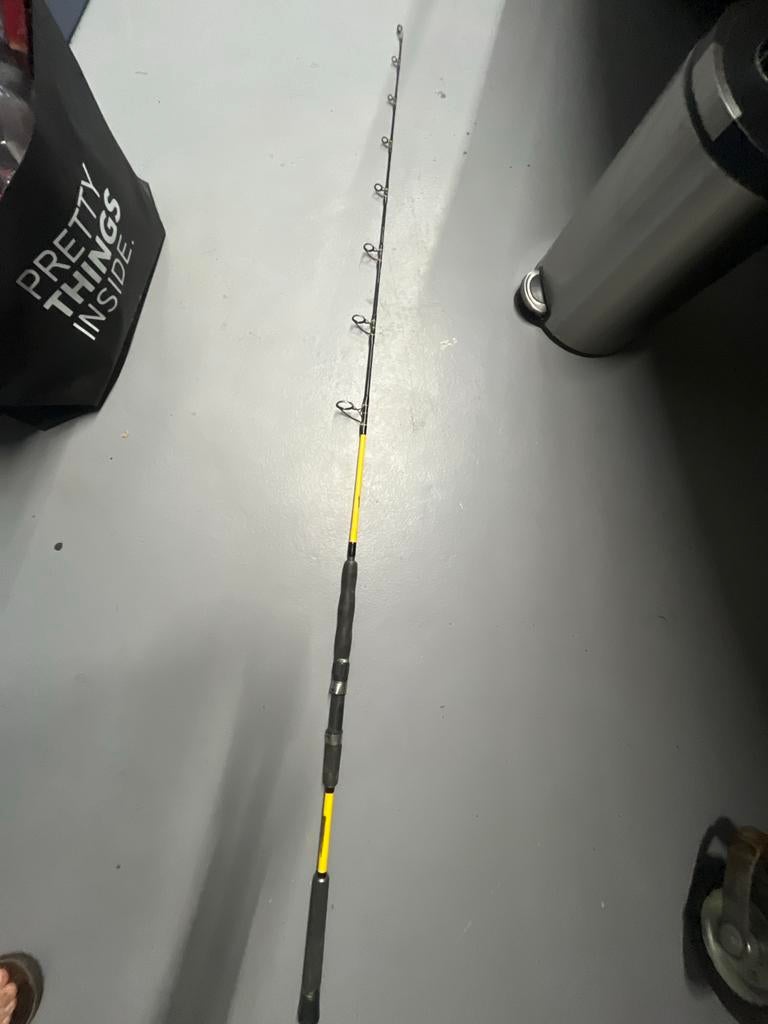 Catgear Meerval Hengel 180cm - Verticaal Vissen, Ophalen of Verzenden, Zo goed als nieuw, Werphengel