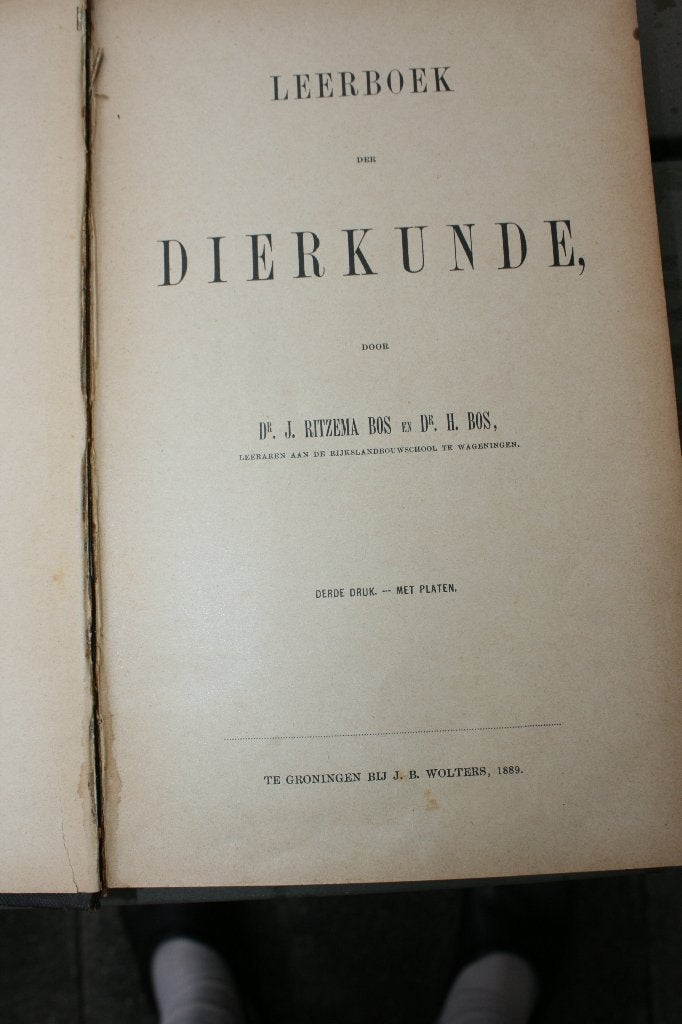 Leerboek der dierkunde  1889, Ophalen of Verzenden