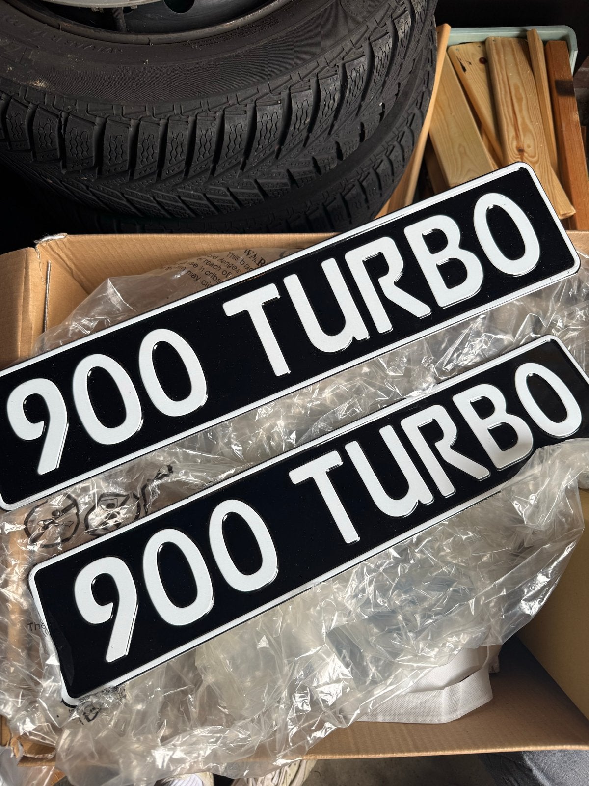 Saab 900 Turbo Dealerplaten - Nieuw, Ophalen of Verzenden, Nieuw