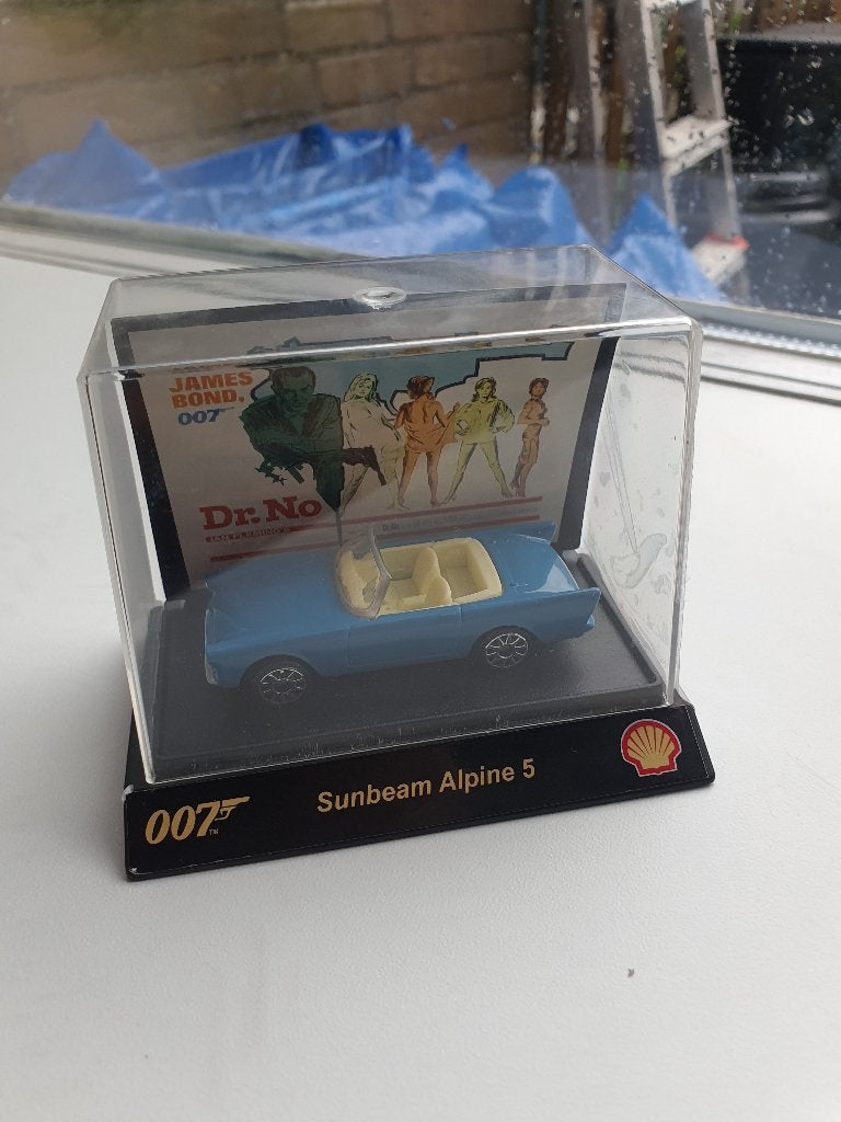 007 Sunbeam Alpine Dr. No – Shell Collection + Case, Ophalen of Verzenden, Auto, Overige merken