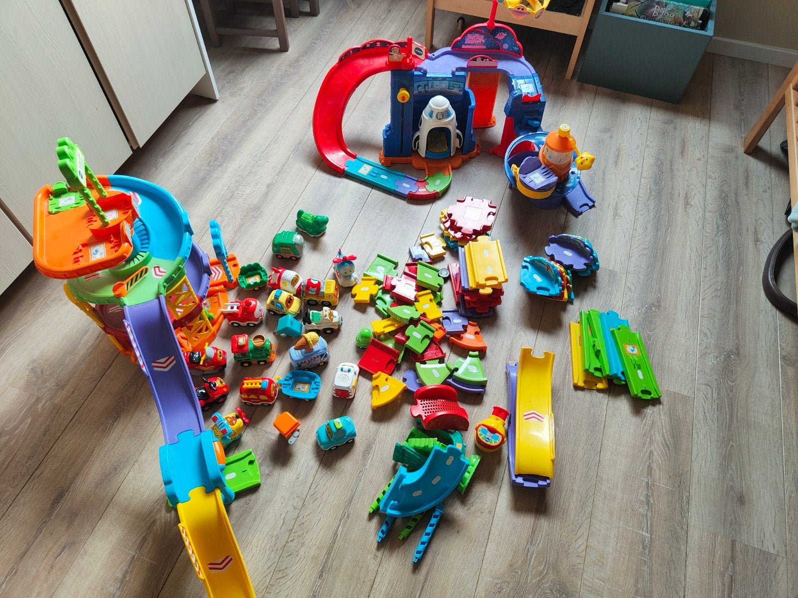 Grote VTech Toet Toet Auto's en Zoef Zoef Dieren collectie, Ophalen, Gebruikt, Auto, Met geluid