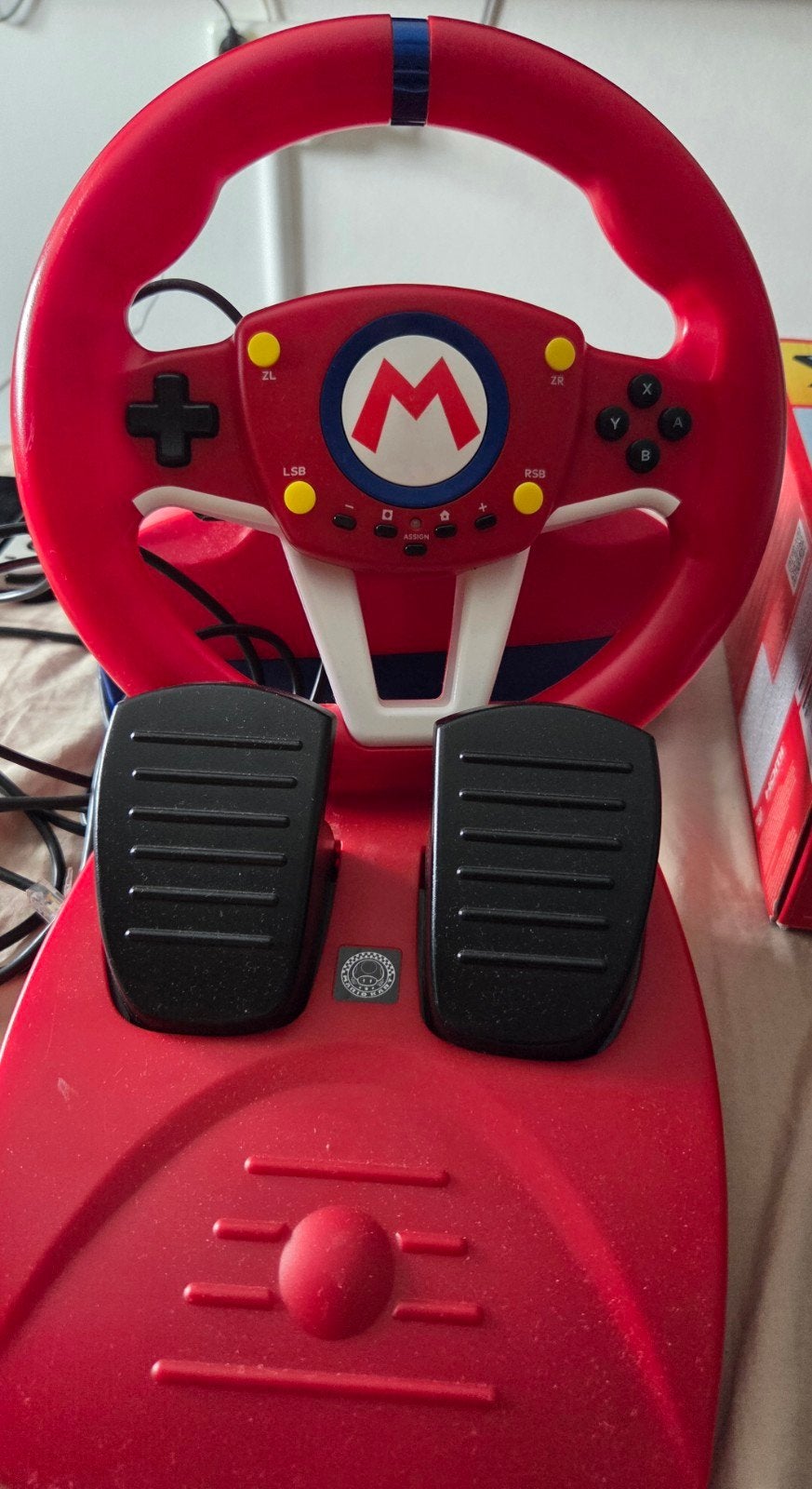 Mario Kart Stuur met Pedalen voor Nintendo Switch, Spelcomputers en Games, Spelcomputers | Nintendo Switch, Ophalen, Zo goed als nieuw