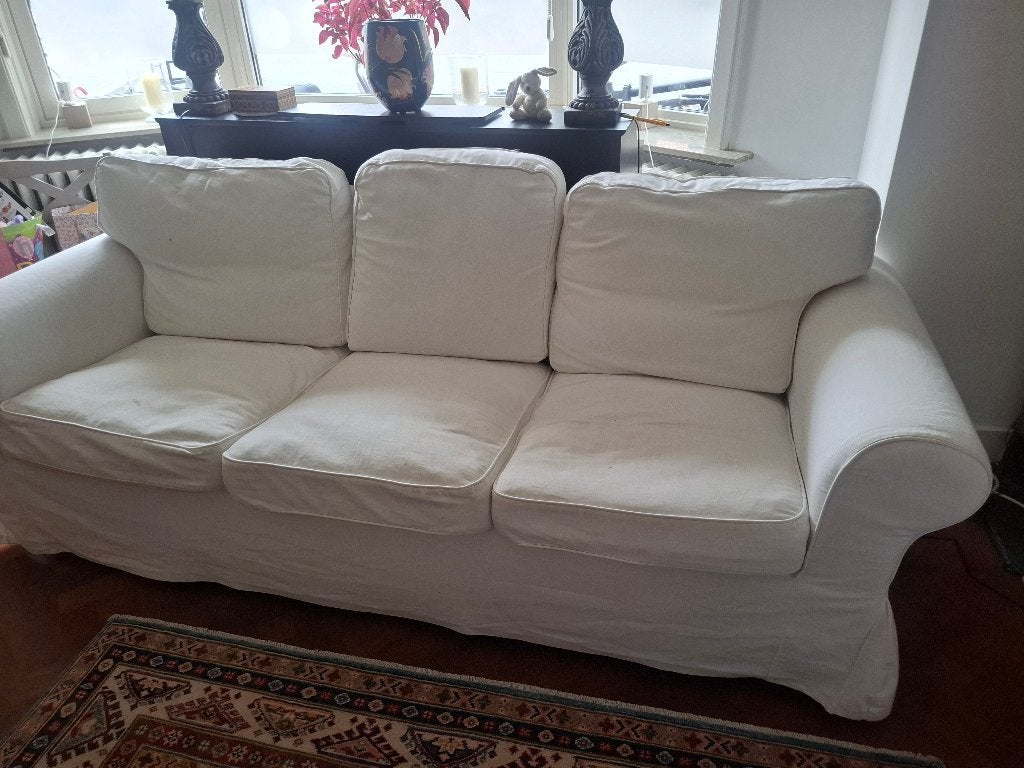 Ikea Ektorp 3-zitsbank (zonder hoes), Ophalen, Gebruikt, Driepersoons, 75 tot 100 cm