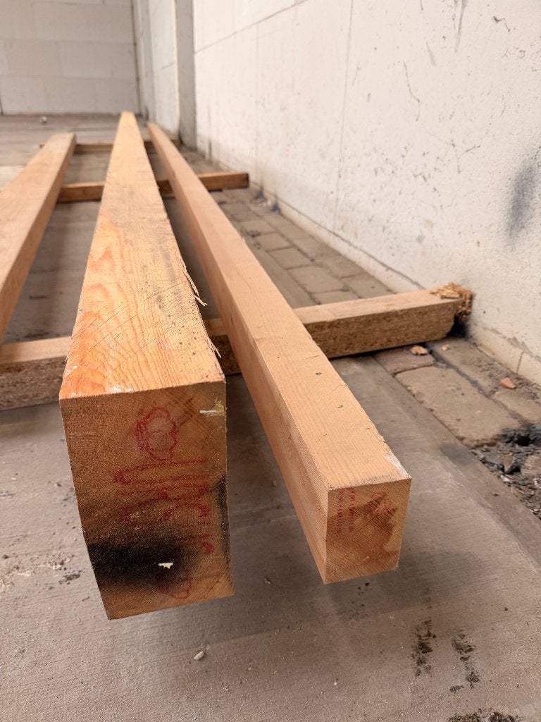 Douglas hout (2 balken) 100x200mm 75x100mm, Ophalen, Nieuw, Balk, Overige houtsoorten