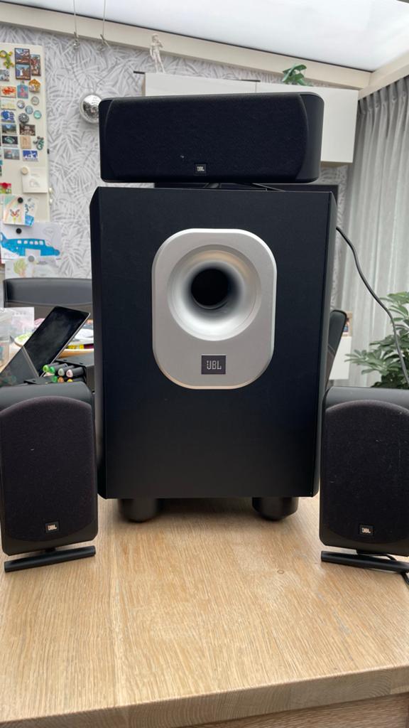 JBL 2.1 Home Cinema Systeem met Sony Receiver, 70 watt of meer, Ophalen of Verzenden, Overige spelers, Sony