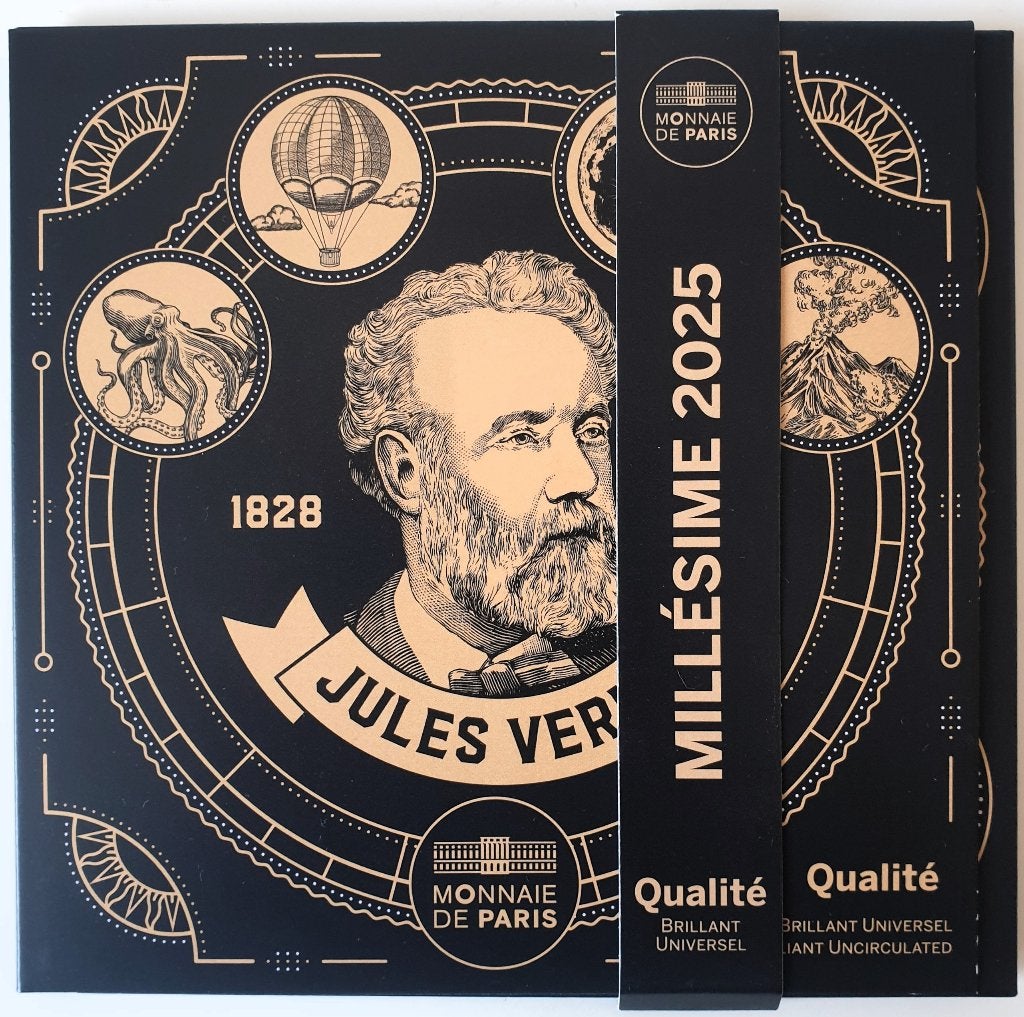 Frankrijk Mini BU set 2025 Jules Verne, Postzegels en Munten, Verzenden, Frankrijk, Overige waardes, Setje