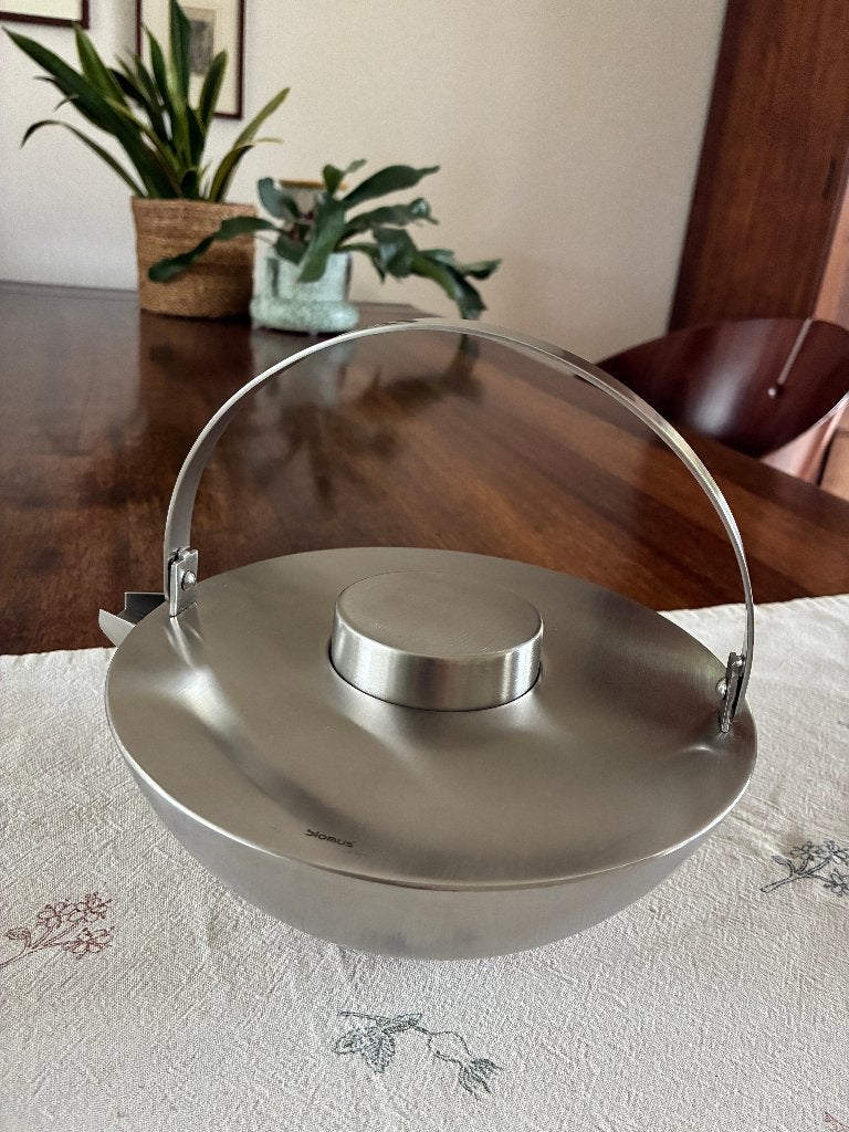 BLOMUS ASIA THEEPOT | RVS | ZILVER | VINTAGE, Huis en Inrichting, Keuken | Servies, Overige merken, Ophalen of Verzenden, Zo goed als nieuw