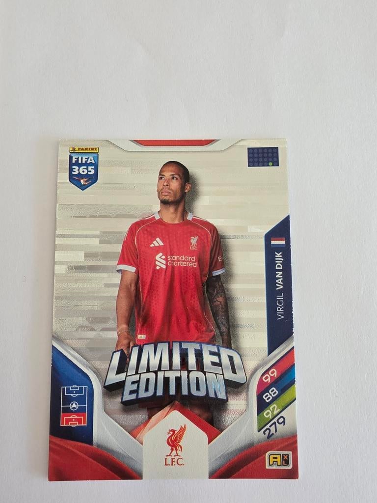 Panini FIFA 365 Limited Edition Virgil van Dijk, Ophalen of Verzenden
