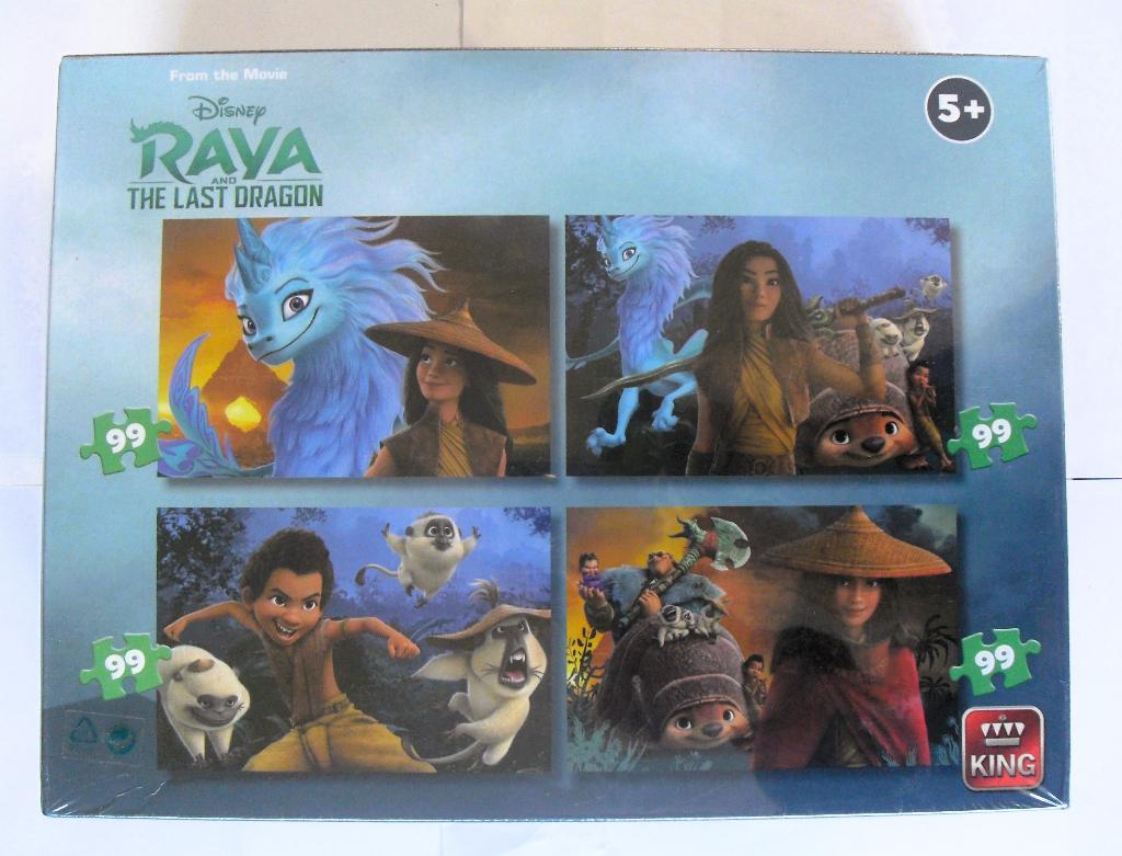 Raya And The Last Dragon Puzzel Set Disney, Ophalen of Verzenden, Minder dan 500 stukjes, Nieuw, Legpuzzel