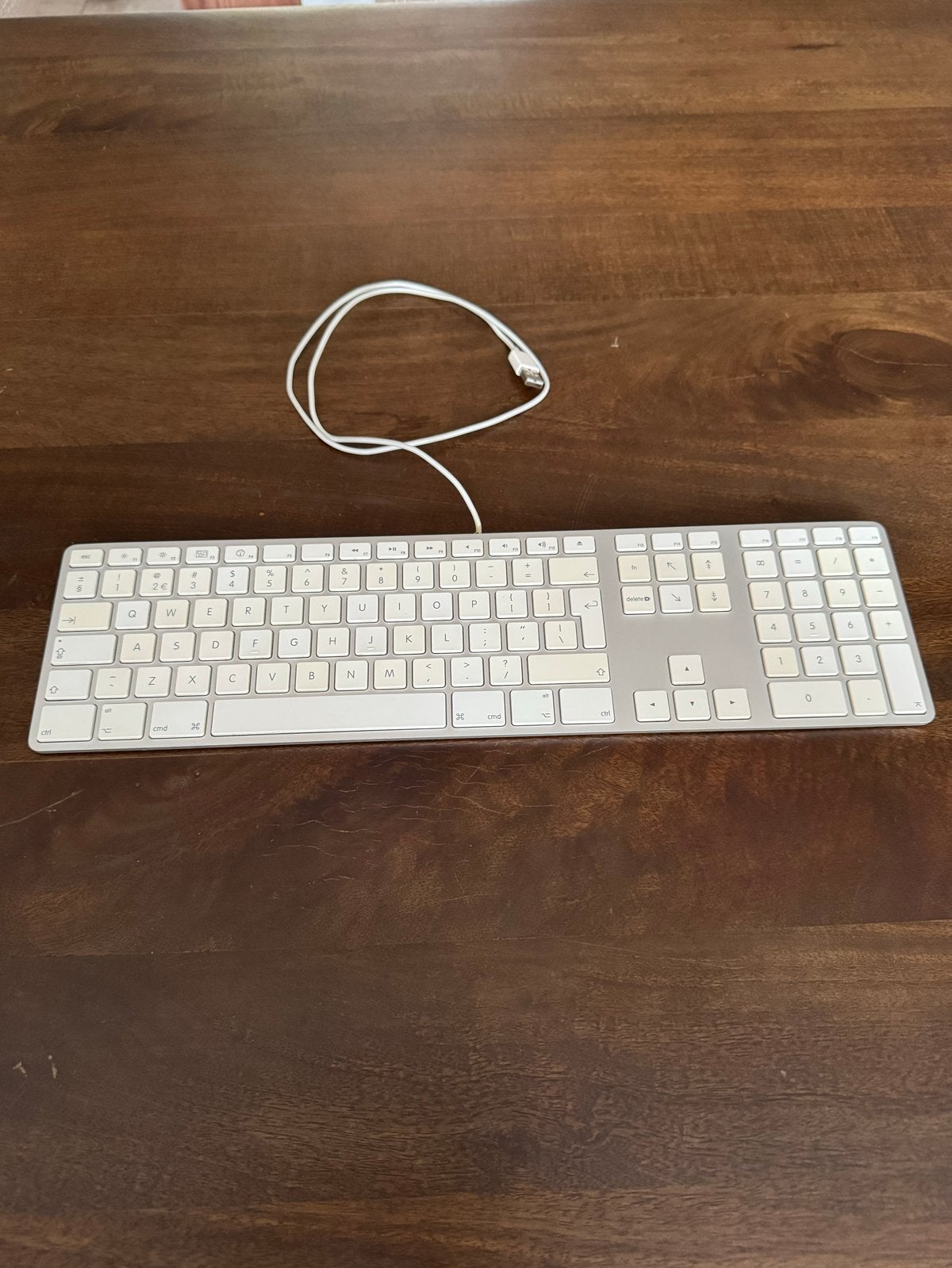 Apple bedraad toetsenbord met numeriek deel, Computers en Software, Gebruikt, Ophalen of Verzenden, Qwerty, Numeriek gedeelte