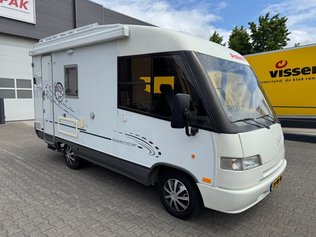 Keurige Dethleffs Globetrotter 5830 Integraal Camper /NWAPK, Integraal, Luifel, Ringverwarming, Fiat