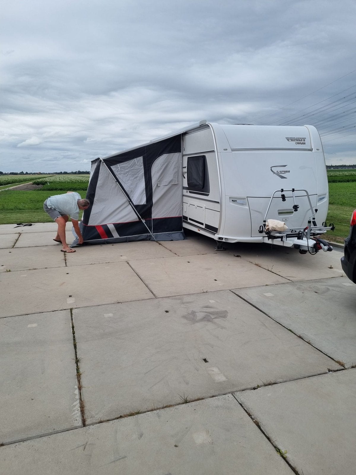 Dorema Mistral XL All Season, Caravans en Kamperen, Ophalen, Gebruikt