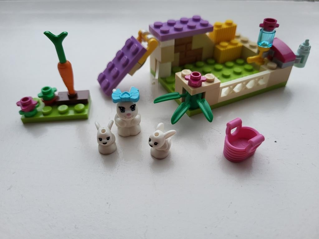 LEGO Friends Konijn met Kleintjes - 41087, Ophalen of Verzenden, Zo goed als nieuw