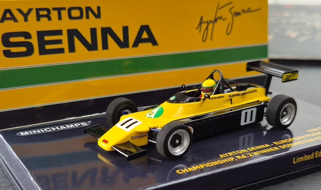 Minichamps Van Diemen RF82 1982 Ayrton Senna 1:43 LE100pcs., Hobby en Vrije tijd, Ophalen of Verzenden, Nieuw, Auto, MiniChamps