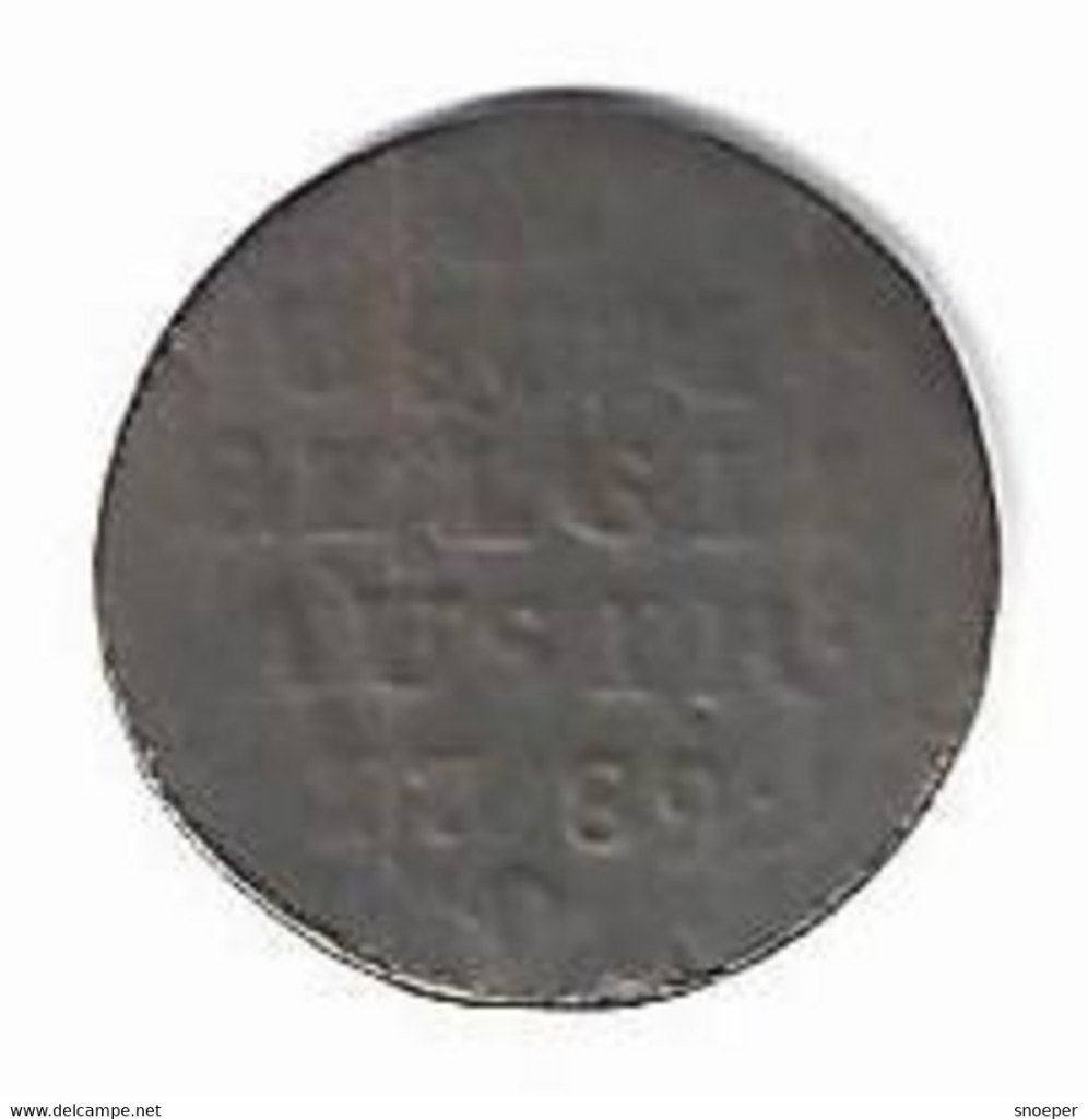 austrian netherlands 1 liard 1789 B km 30, Verzenden, Losse munt