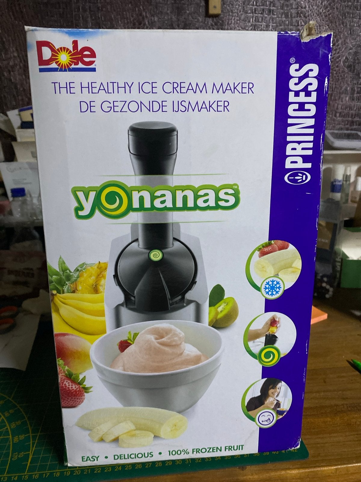 Yonanas Princess Dole IJsmaker - Gezond IJs van Fruit, Ophalen of Verzenden, Zo goed als nieuw