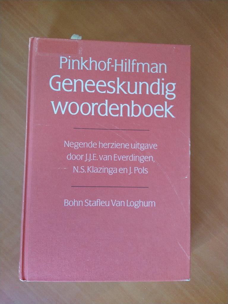 Pinkhof - Hilfman. Geneeskundig woordenboek, Boeken, Ophalen of Verzenden, Zo goed als nieuw