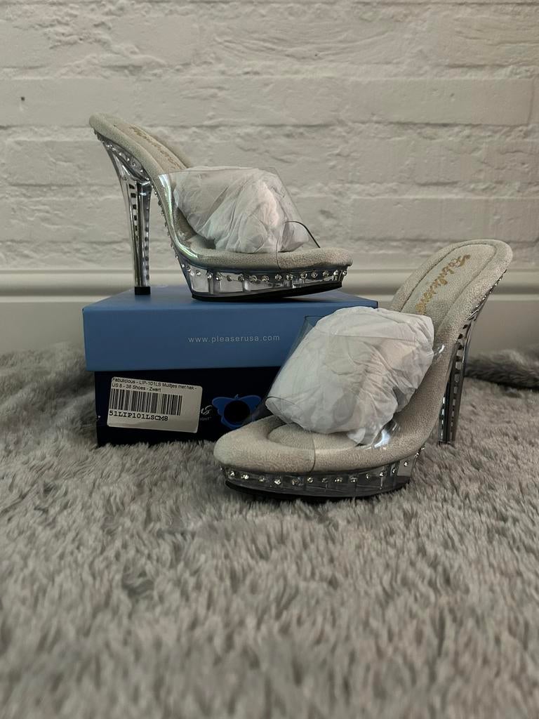 Pleaser, Fabulicious Lip 101LS Maat 38, Overige kleuren, Nieuw, Sandalen of Muiltjes, Ophalen of Verzenden