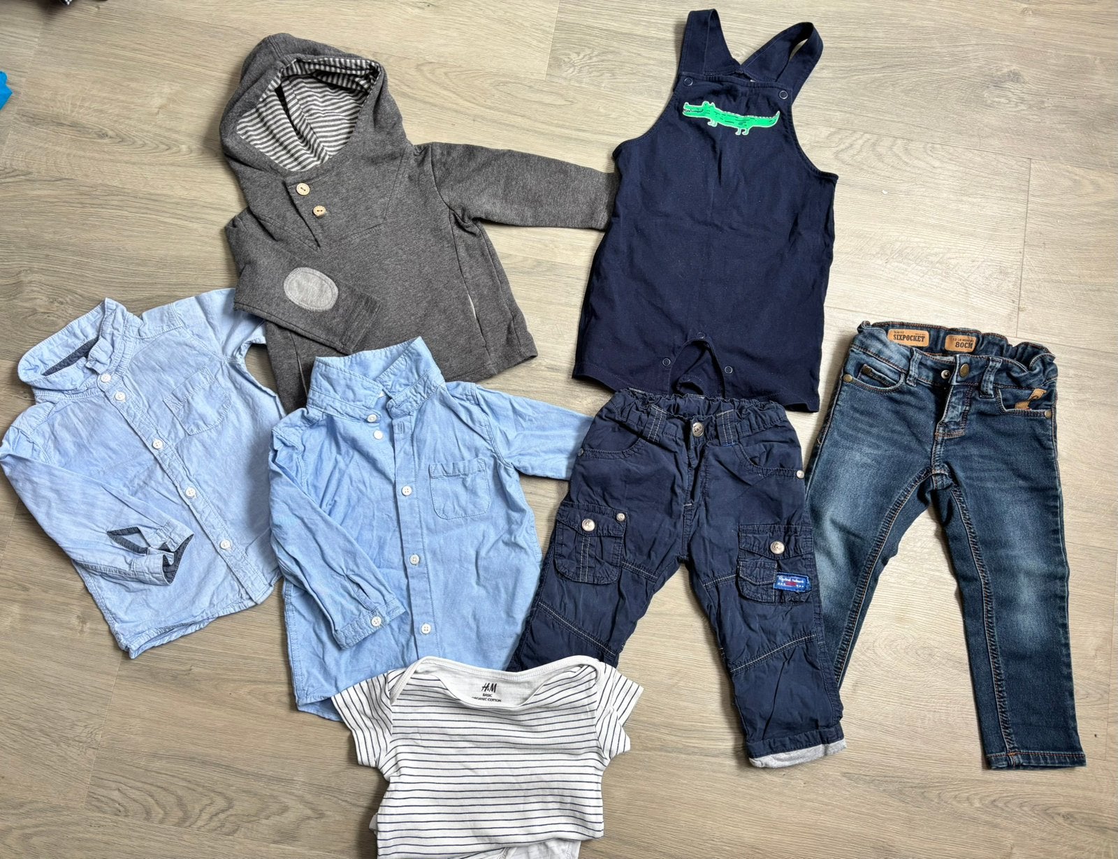 Setje kleding jongen maat 74-80, Ophalen of Verzenden, Zo goed als nieuw, Maat 74