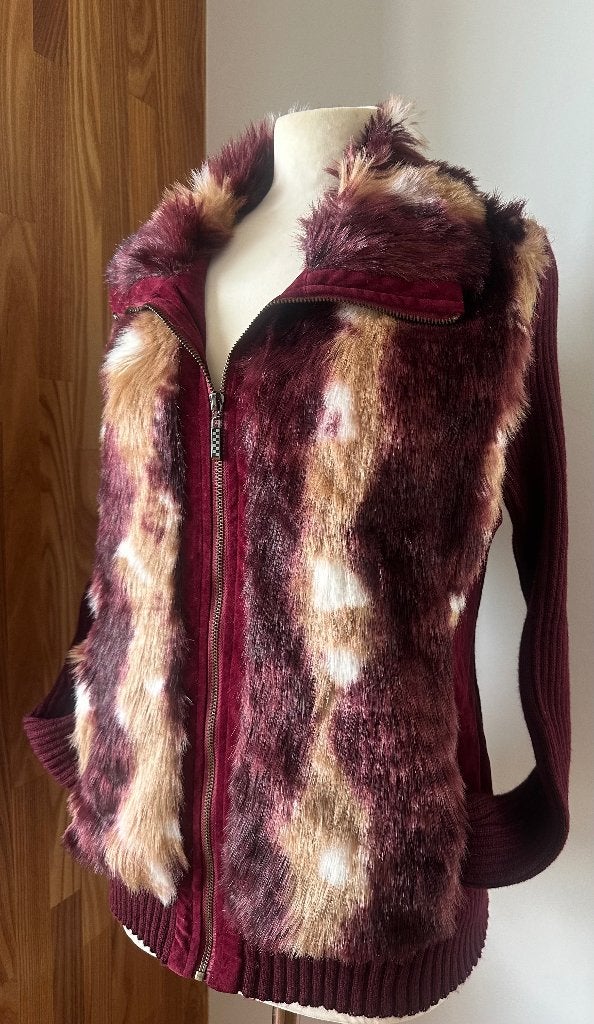 Vest/jasje van JMLong maat 40NL. in namaak bont., Kleding | Dames, Maat 38/40 (M), JMLong, Paars, Nieuw