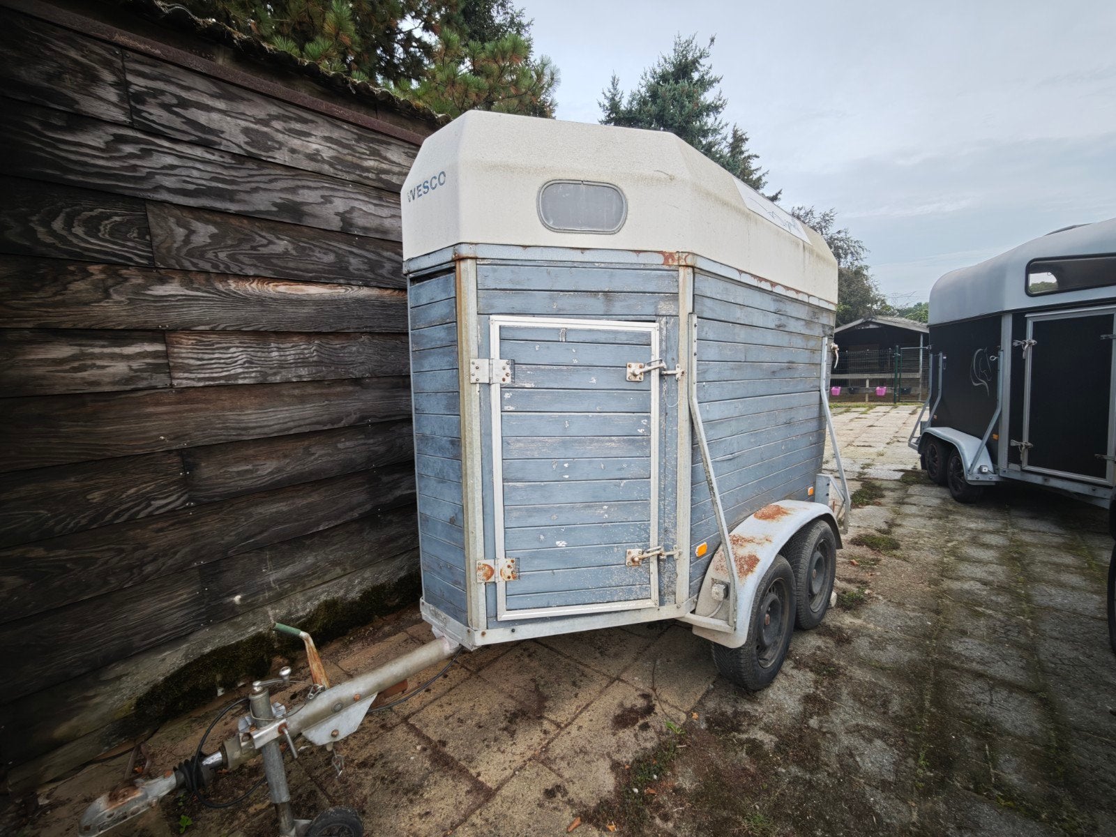 Wesco paardentrailer - opknapper, vloer vernieuwd, Ophalen, Gebruikt