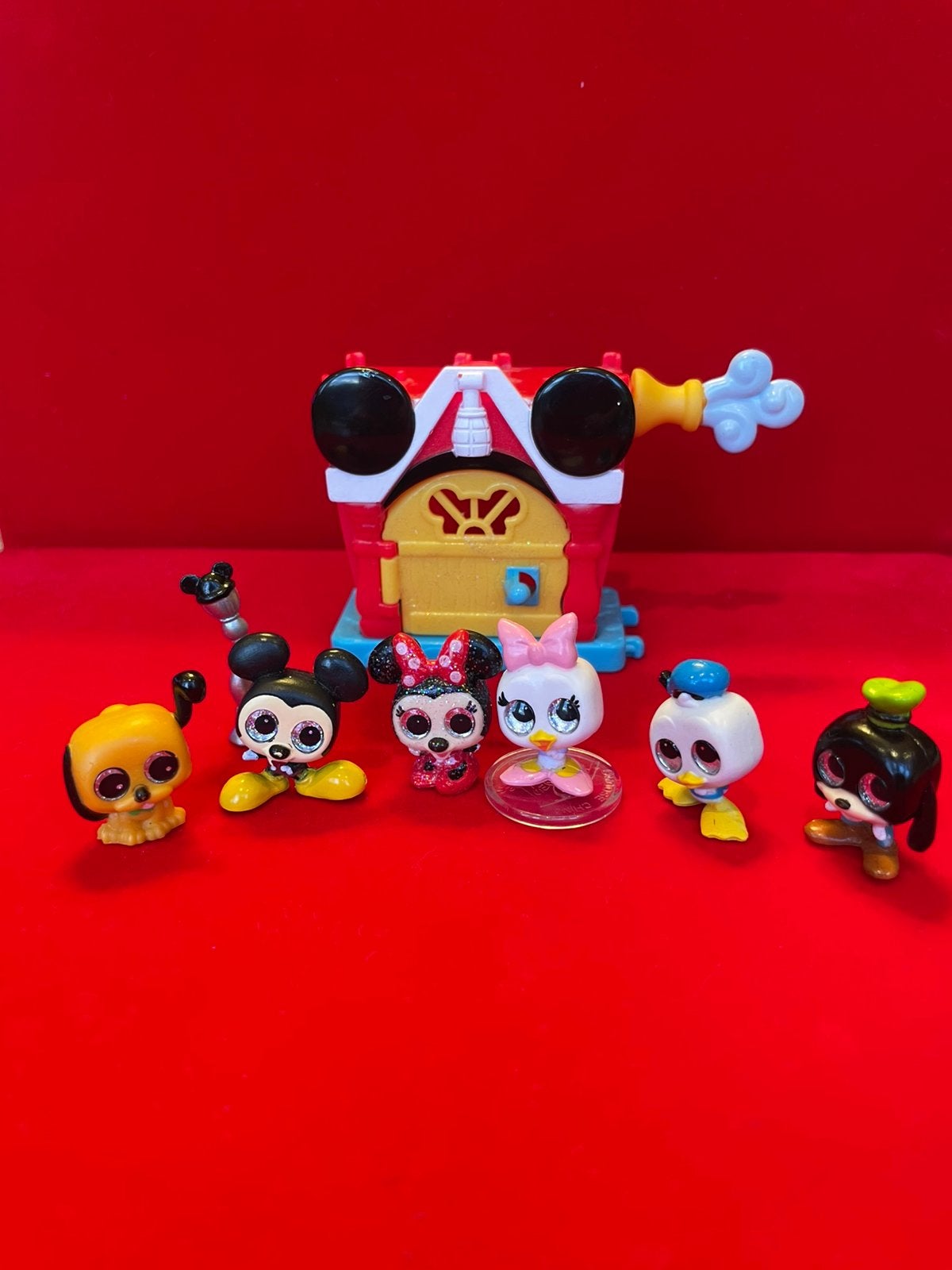 Disney Doorables Mickey(incl. Ultra Rare Glitter Minnie), Ophalen of Verzenden, Zo goed als nieuw