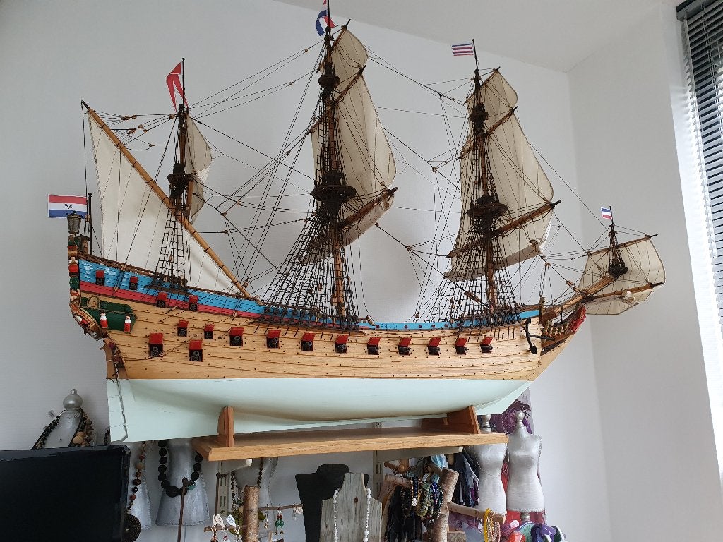 Scheepsmodel Prins Willem, Hobby en Vrije tijd, Modelbouw | Boten en Schepen, Gebruikt, 1:32 tot 1:50, Overige merken, Ophalen