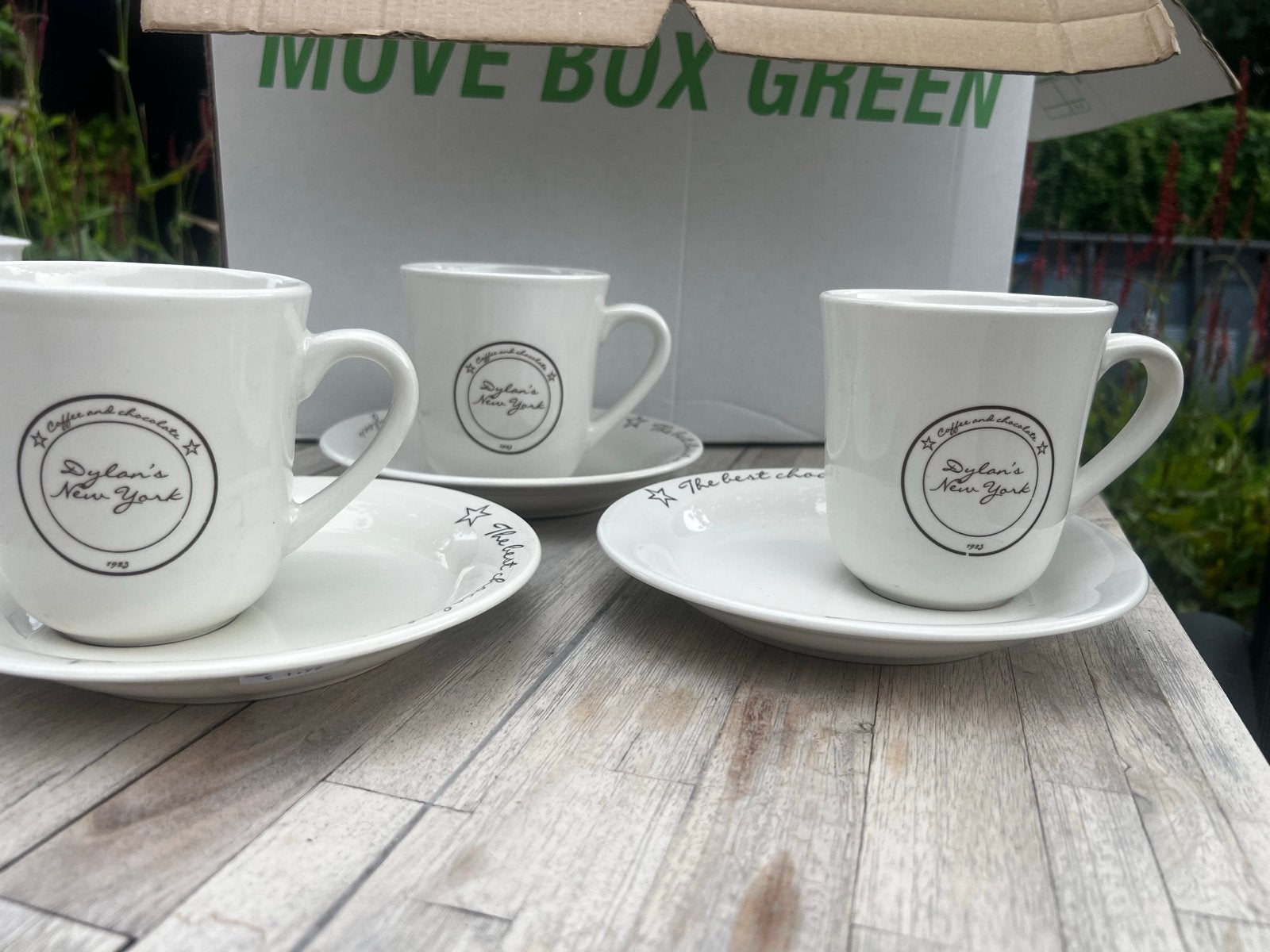Rivièra Maison Dylan's New York Koffie- en Chocoladekopjes, Huis en Inrichting, Keuken | Servies, Overige merken, Keramiek, Landelijk/Boerenbont