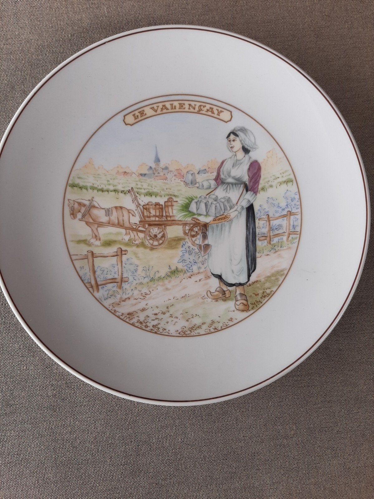 Frans bordje / Le valencay/ Pillivuyt, Ophalen of Verzenden, Nieuw, Overige stijlen, Bord(en)