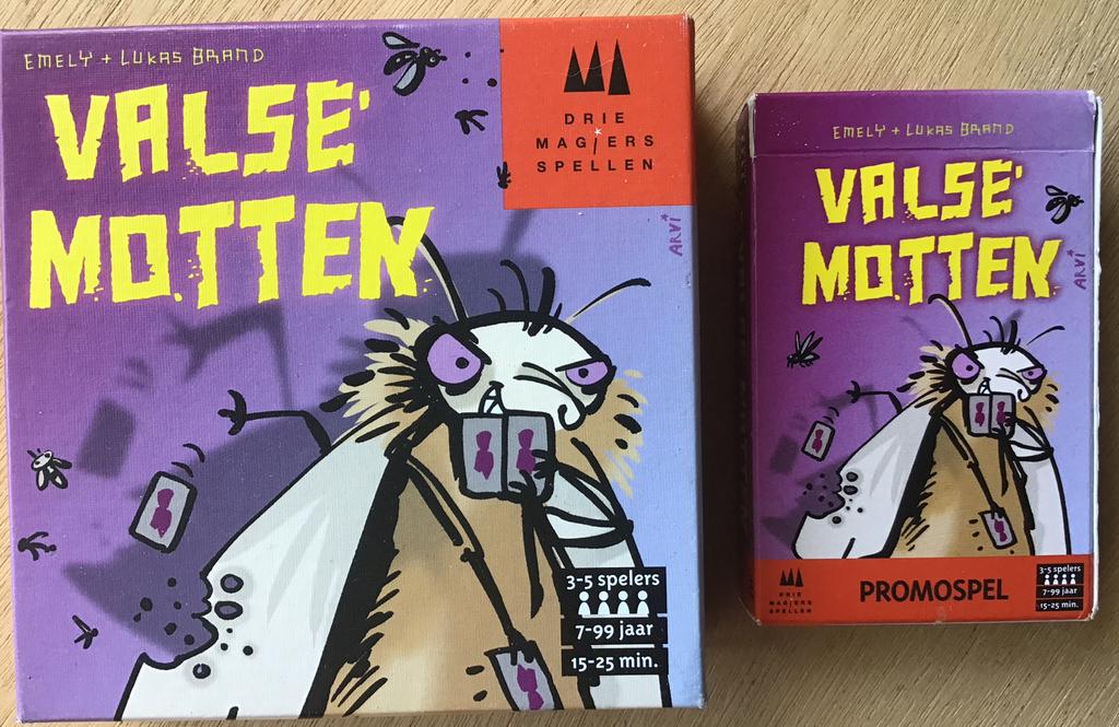 Valse motten (ZGAN) mét promospel (NIEUW) - vanaf 7 jaar, Hobby en Vrije tijd, Gezelschapsspellen | Kaartspellen, Vijf spelers of meer