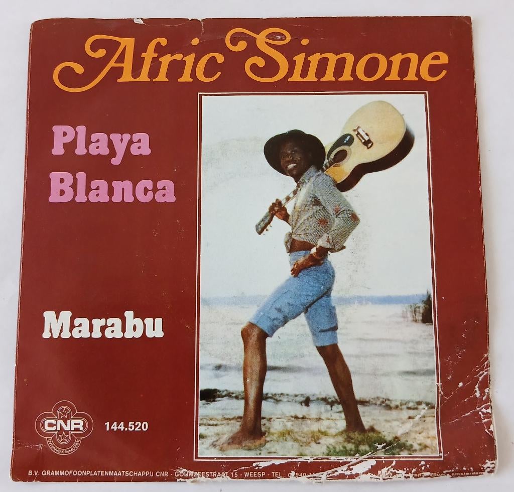 Afric Simone - Playa Blanca, Cd's en Dvd's, Vinyl Singles, Gebruikt, Single, Pop, Ophalen of Verzenden
