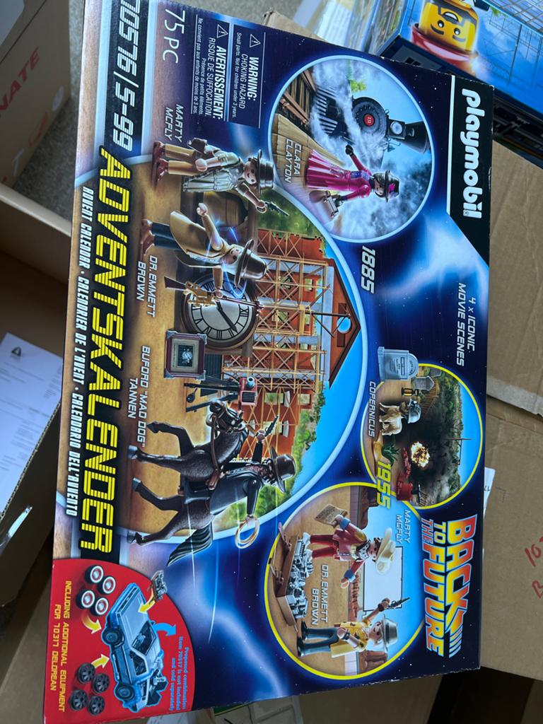 Playmobil Back to the Future Adventskalender 70576, Ophalen of Verzenden, Nieuw, Complete set
