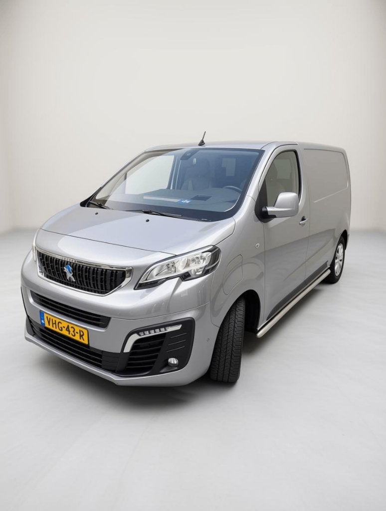 Peugeot e-Expert Asphalt Standard 75 kWh, 136 pk, 1250 kg, Zwart, Leder en Stof