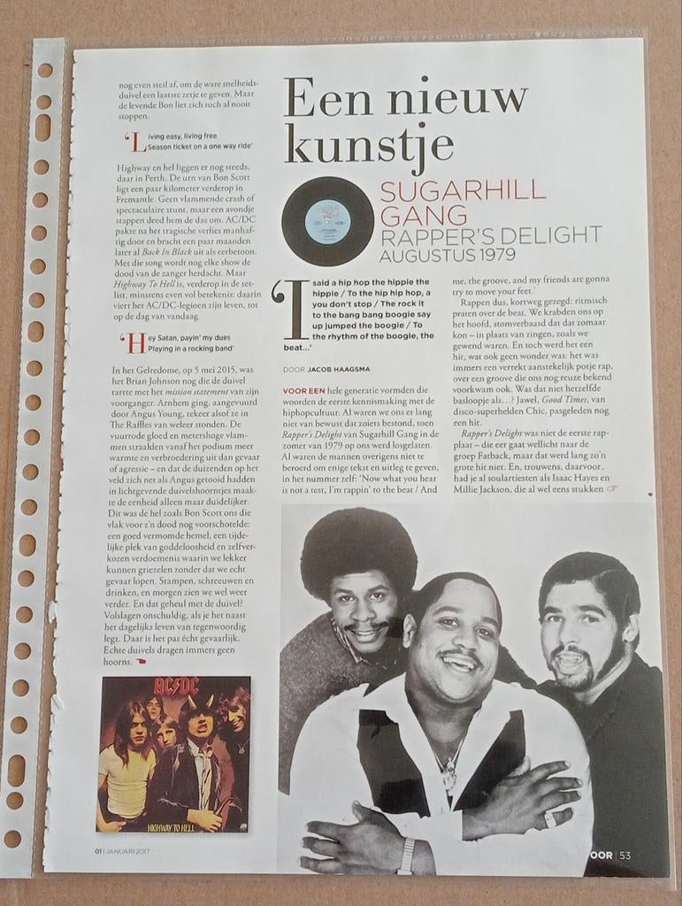 Sugar Hill Gang Rappers Delight artikel, Ophalen of Verzenden, Zo goed als nieuw