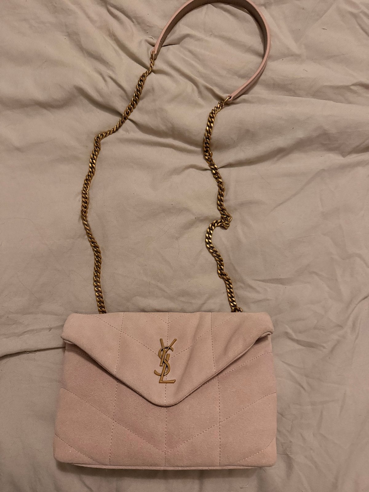 YSL tas, Ophalen, Zo goed als nieuw, Roze, Schoudertasje