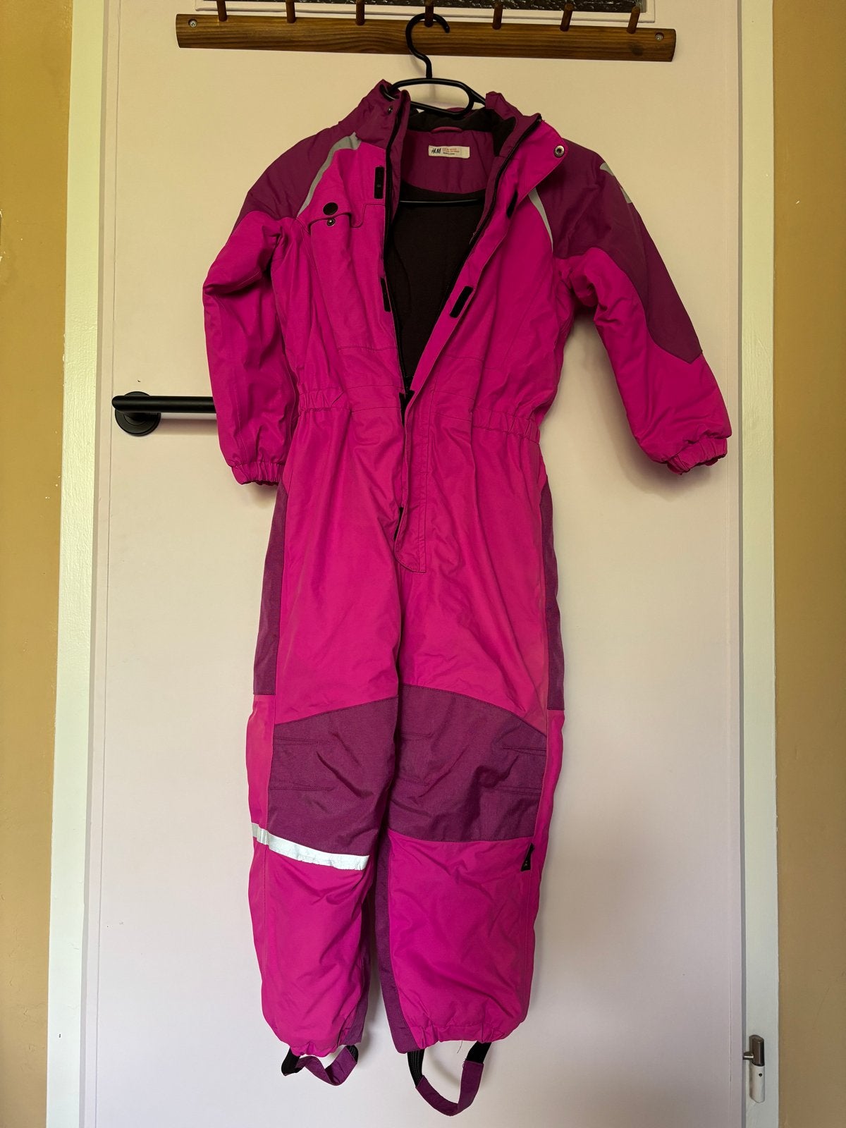H&M Kinder Skipak/Winterpak - Roze/Paars - Maat 116, Ophalen of Verzenden, Zo goed als nieuw, Meisje, Overige typen