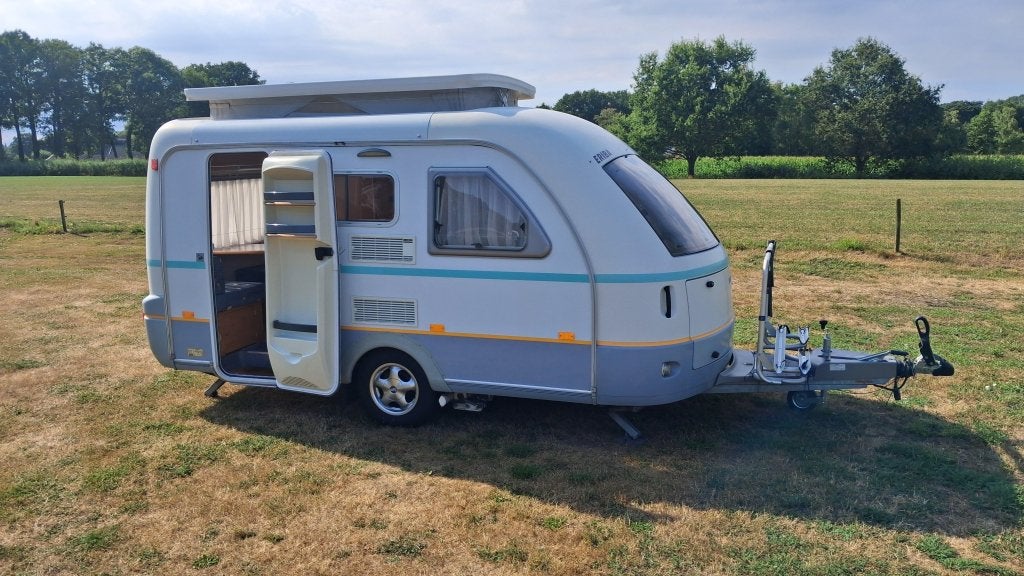 Unieke Eriba Future 430 '02 Mover Toilet Voortent, Caravans en Kamperen, Overige typen, Standaardzit, Bedrijf, Eriba