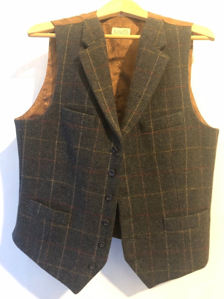Gilet, Kleding | Heren, Kostuums en Colberts, Verzenden, Zo goed als nieuw, Maat 48/50 (M), Groen