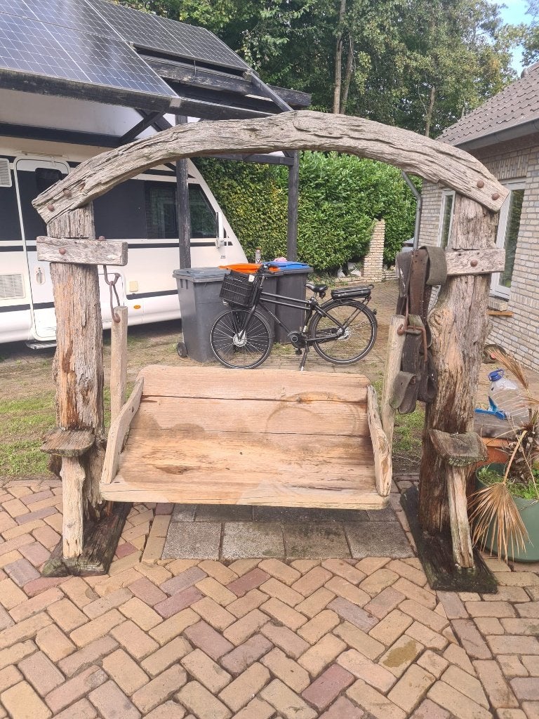Thaise schommelbank, Ophalen, Gebruikt, Hout, Schommelbank