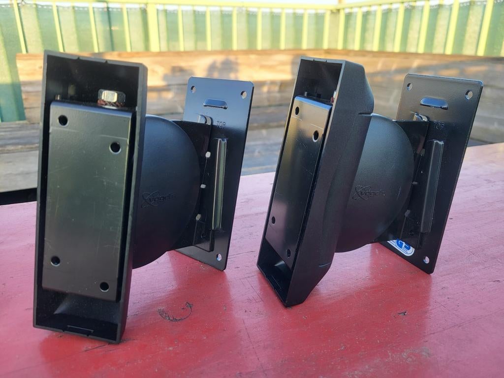 Vogel's Speaker Beugels - Zwart (2 stuks), Audio, Tv en Foto, Luidsprekers, Overige merken, Gebruikt, Overige typen, Ophalen of Verzenden