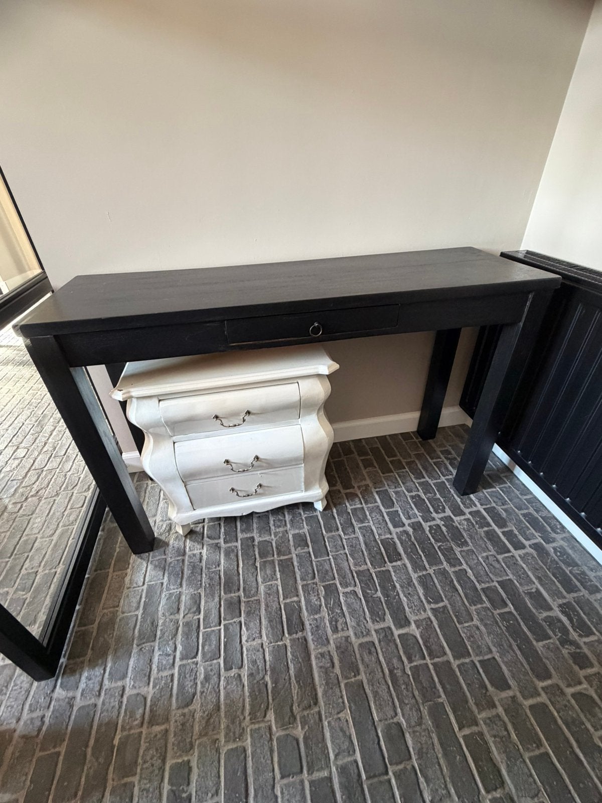 Sidetable, Ophalen, 100 tot 150 cm, Eikenhout, Zo goed als nieuw